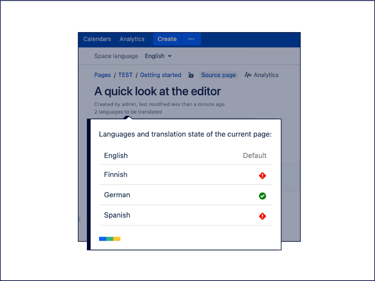Manage Multiple Languages in One Space Illustration