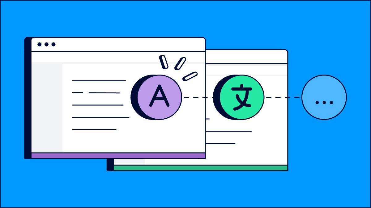 Translations for Scroll Documents Illustration