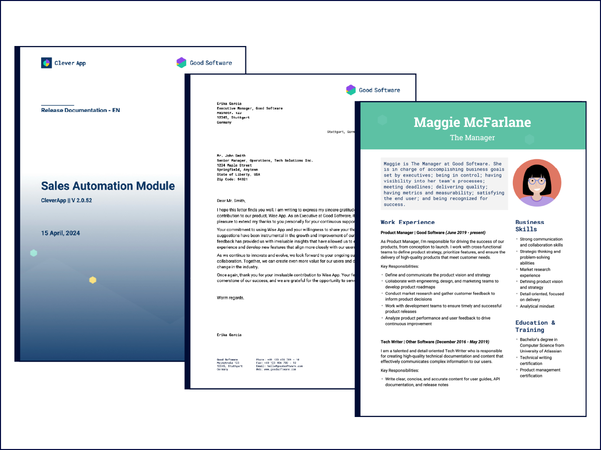 Create Word Documents for Every Use Case Illustration