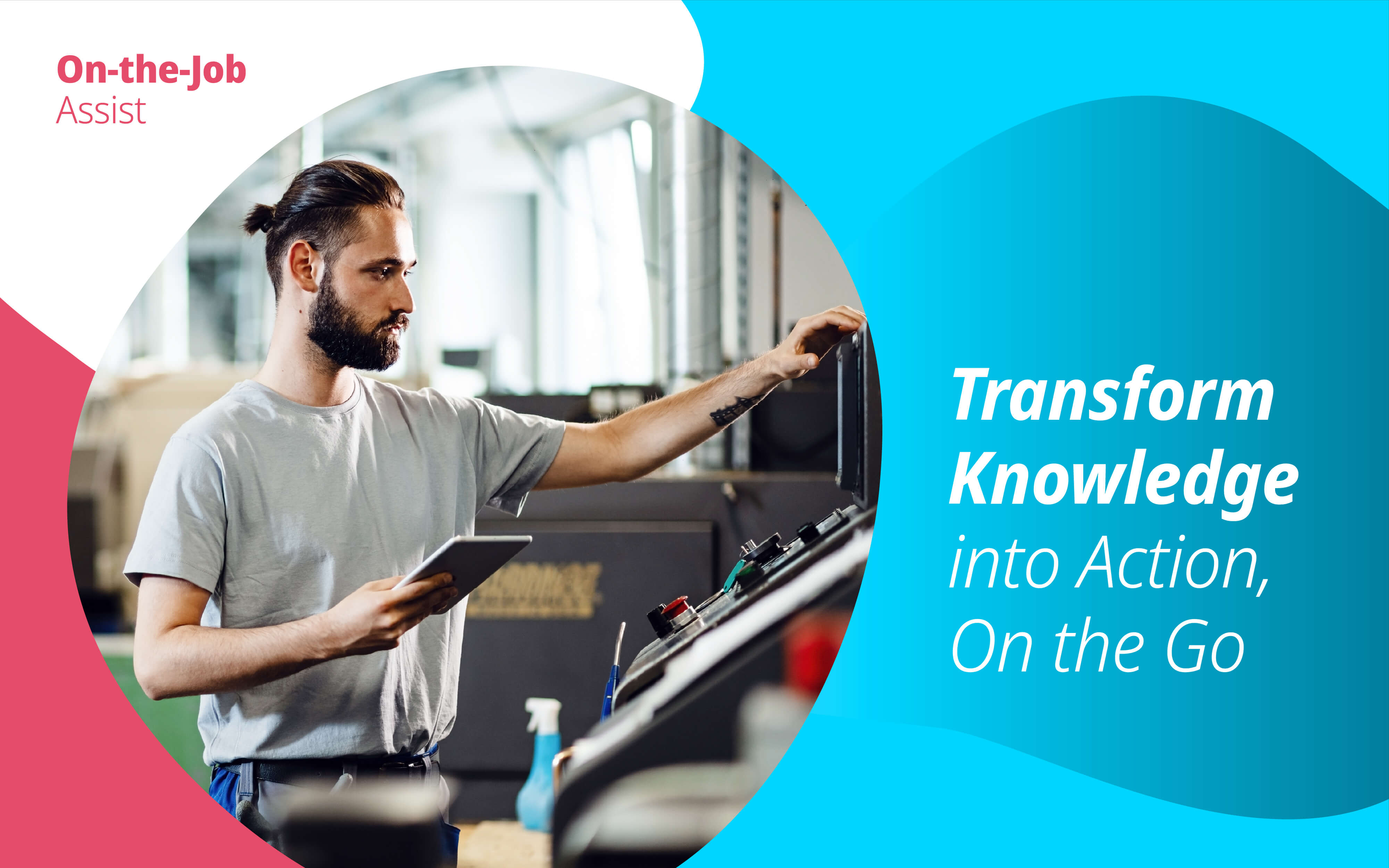 Transform Knowledge into Action, On the Go Illustration